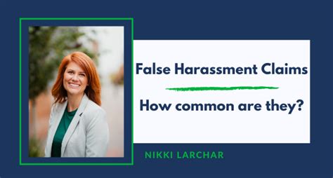 how common are fake harrasment claims